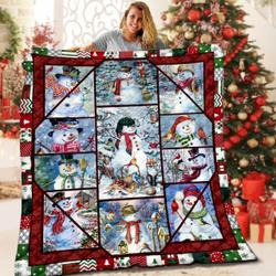 Snowman Lml1910108Dt Quilt Blanket and Home Decor