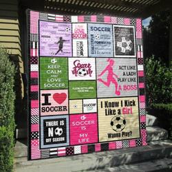 Soccer Mom Quilt Blanket Vh09  Quilt and Home Decor