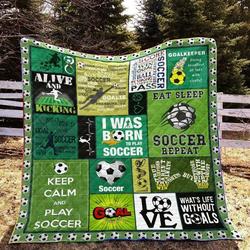 Soccer Ye110701A Tbg Quilt Blanket and Home Decor
