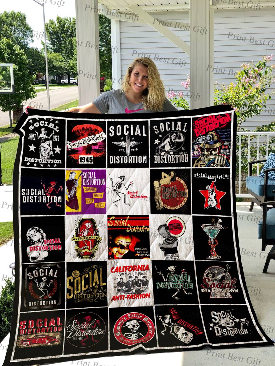 Social Distortion Albums Cover Poster Quilt Ver 2 and Home Decor