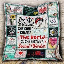 Social Worker Hur Quilt nv and Home Decor