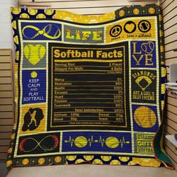 Softball 1000140 Quilt Blanket  Quilt and Home Decor