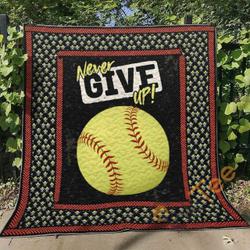 Softball Blanket TH1507 Quilt and Home Decor