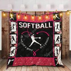 Softball Hur Quilt Cysiyo and Home Decor