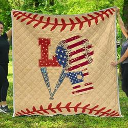 Softball Hur Quilt ig and Home Decor