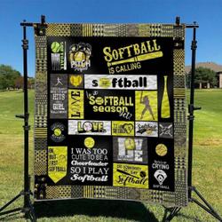 Softball Hur Quilt rz and Home Decor