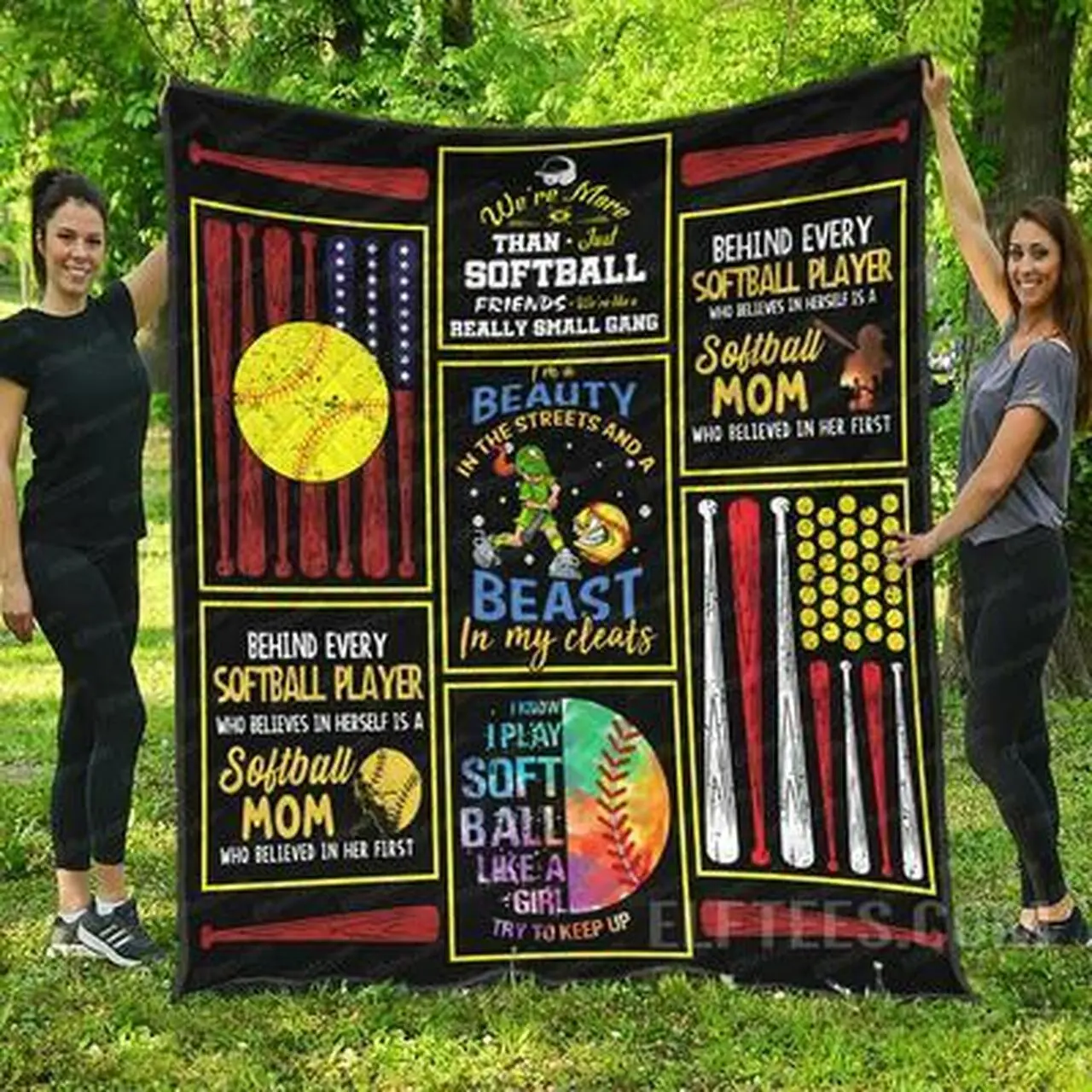 Softball Lover Quilt Blanket 2 Quilt and Home Decor