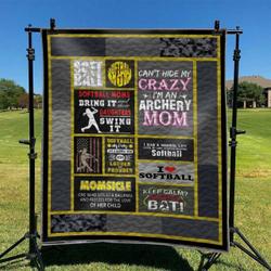 Softball Td2809844 Quilt Blanket and Home Decor