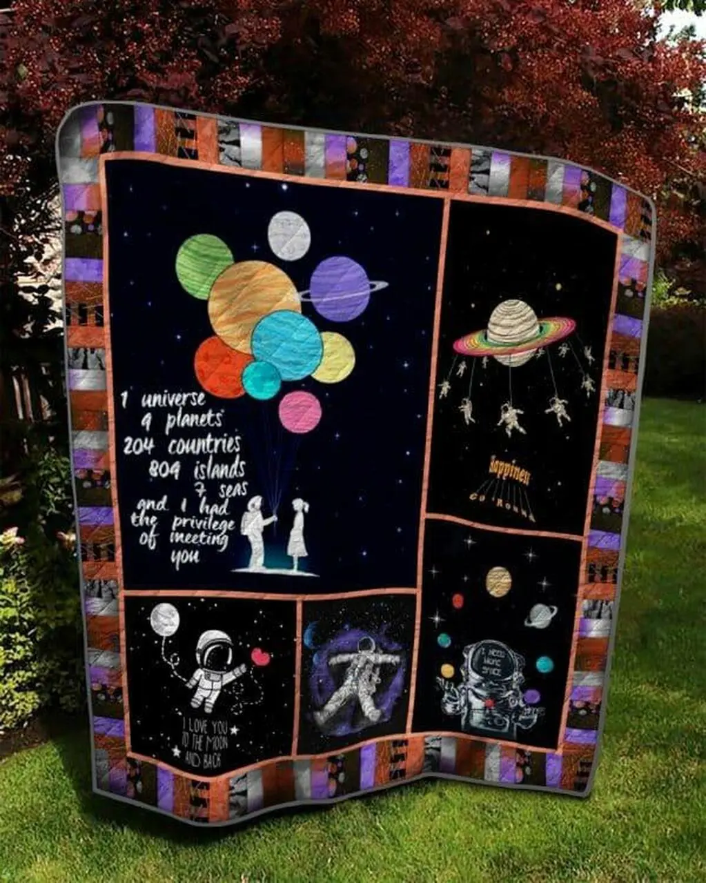 Solar System Bs0304 9 Quilt Blanket Quilt and Home Decor
