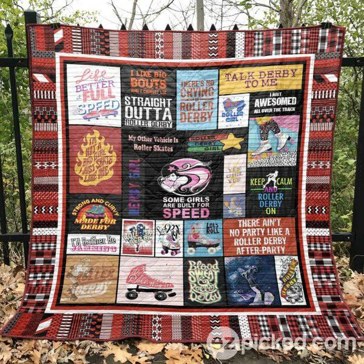 Some Are Built For Speed Quilt Blanket Th19 Quilt and Home Decor