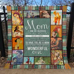 Son - Mom  Quilt  Pod000067 and Home Decor
