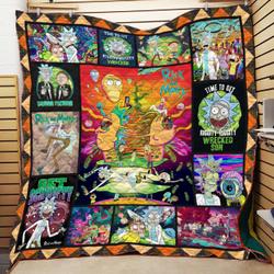 Soul Connection Rick Morty Quilt and Home Decor