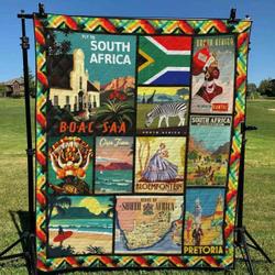South Africa BI050704B TBG Quilt Blanket and Home Decor
