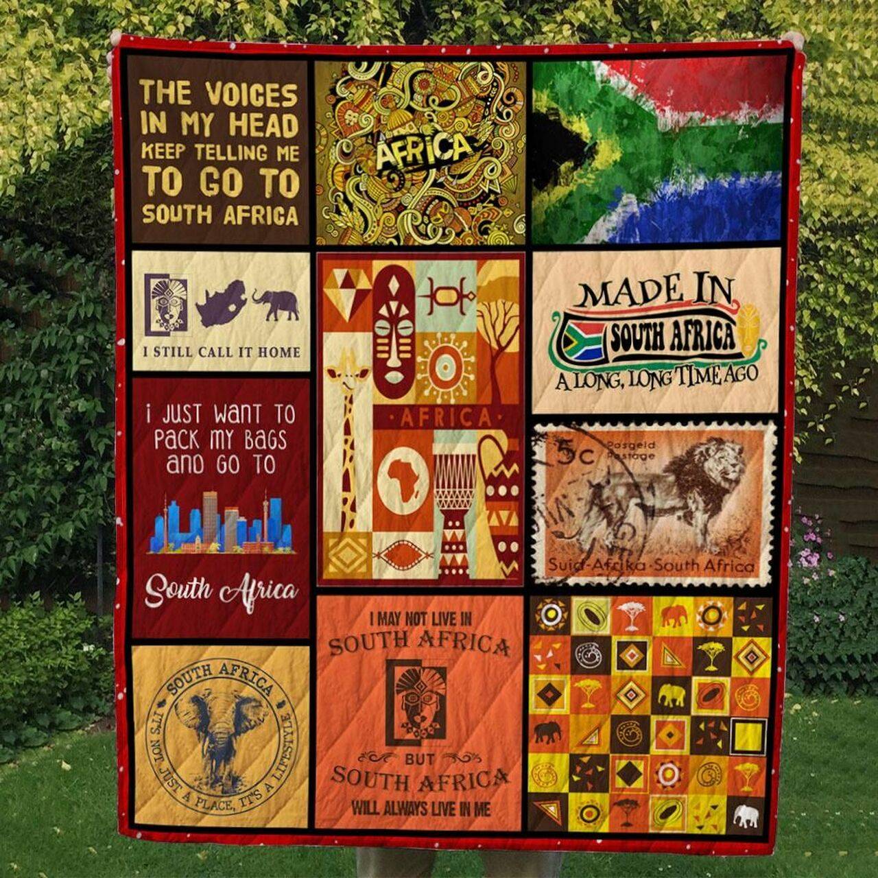 South Africa Cl14100460Mdq Quilt Blanket and Home Decor