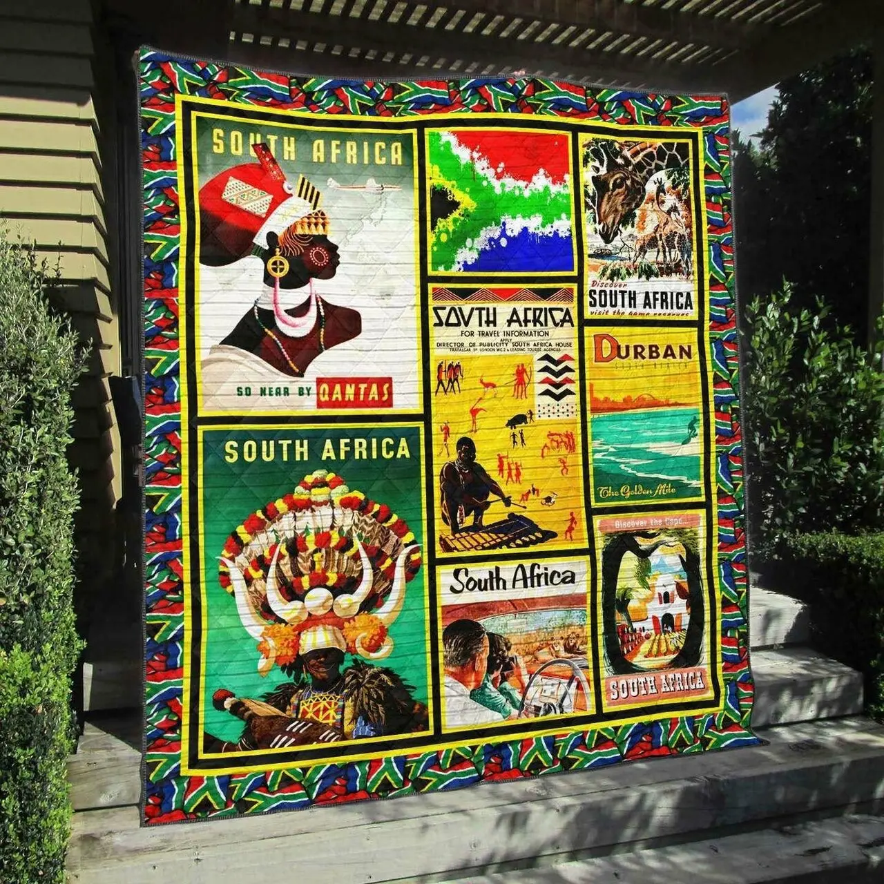 South Africa Na020726B Tbg Quilt Blanket and Home Decor