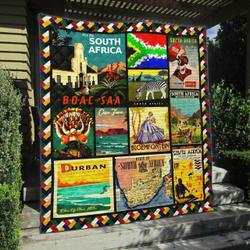 South Africa Na040717B Tbg Quilt Blanket and Home Decor