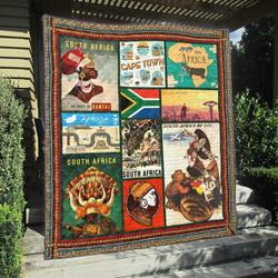 South Africa Qh050708B Tbg Quilt Blanket and Home Decor