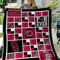 South Carolina Gamecocks Quilt Blanket B310514  Quilt and Home Decor