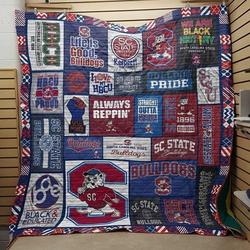 south carolina state bulldogs football for fan Quilt Blanket and Home Decor