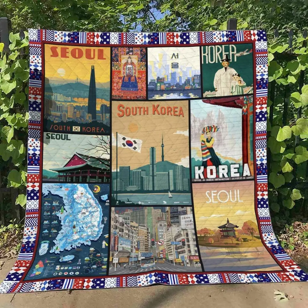 South Korea Li060703A Quilt Blanket and Home Decor