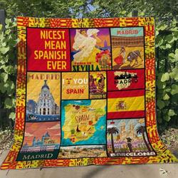 Spain Bi030730B Tbg Quilt Blanket and Home Decor