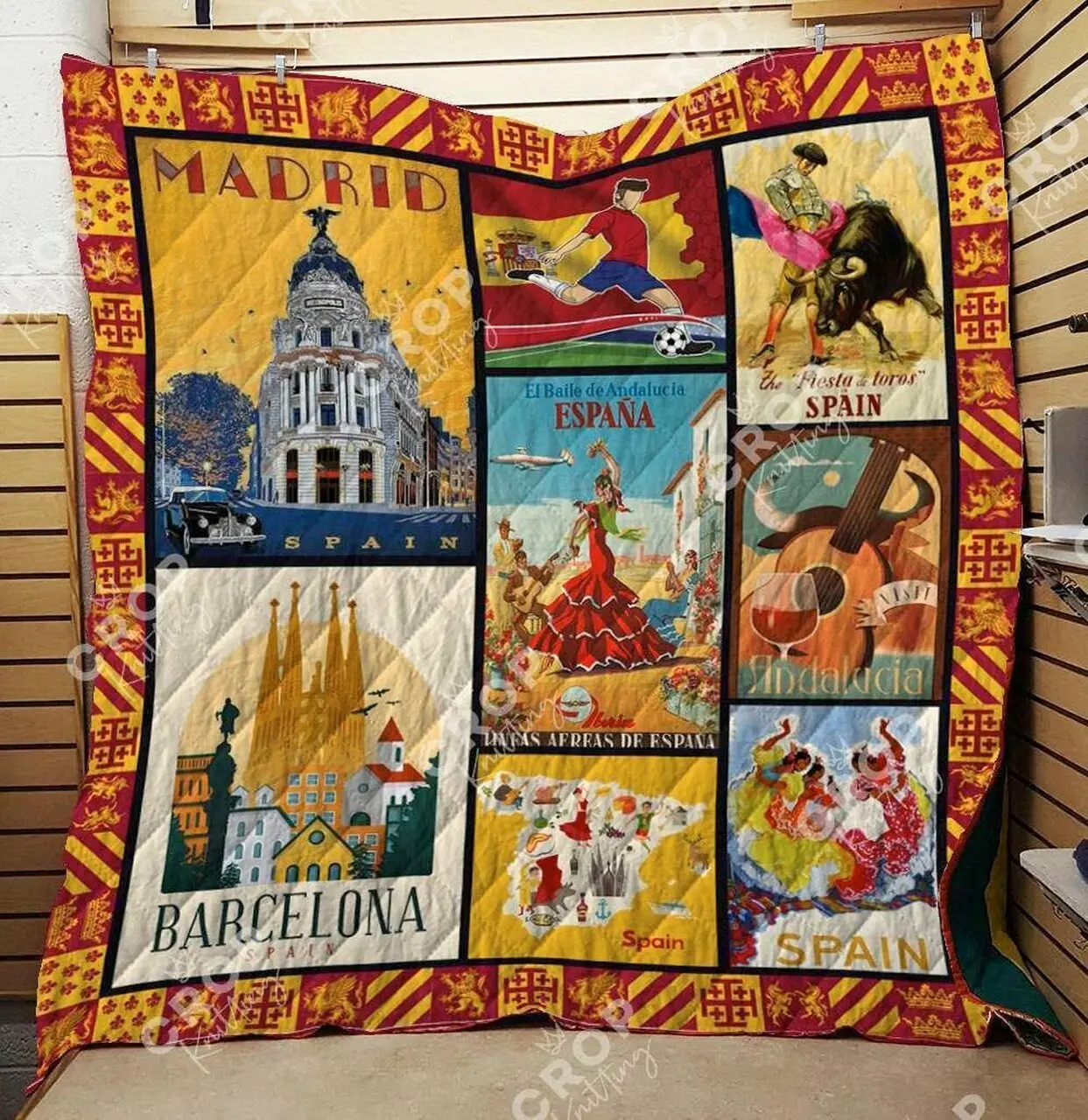 Spain Bi280618 Tbg Quilt Blanket and Home Decor