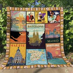 Spain Li060712A Quilt Blanket and Home Decor