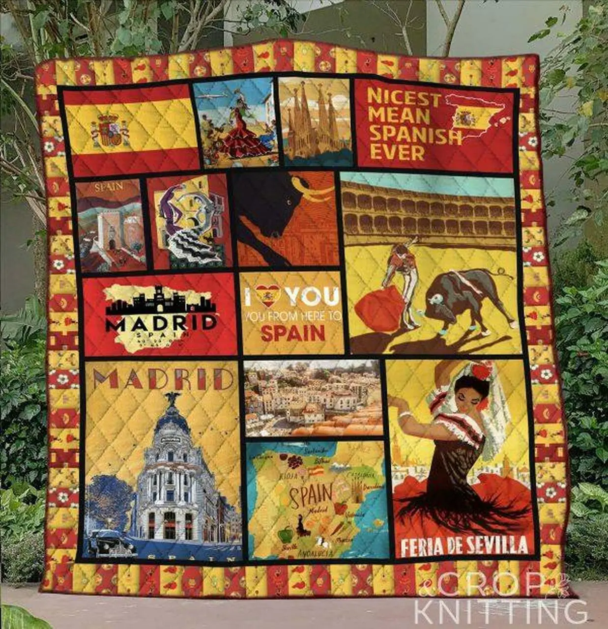 Spain Quilt Blanket Ver 6 Quilt and Home Decor