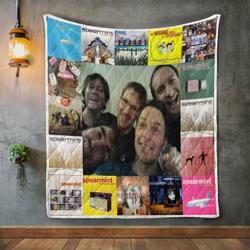 Spearmint Album Covers Quilt Blanket and Home Decor