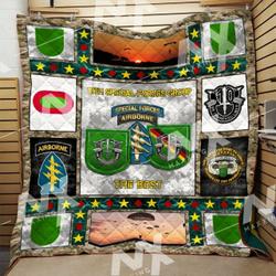 Special Force Airborne Quilt Blanket Dhc0910210Vt and Home Decor