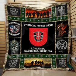 Special Force Airborne Quilt Blanket Dhc0910376Vt and Home Decor