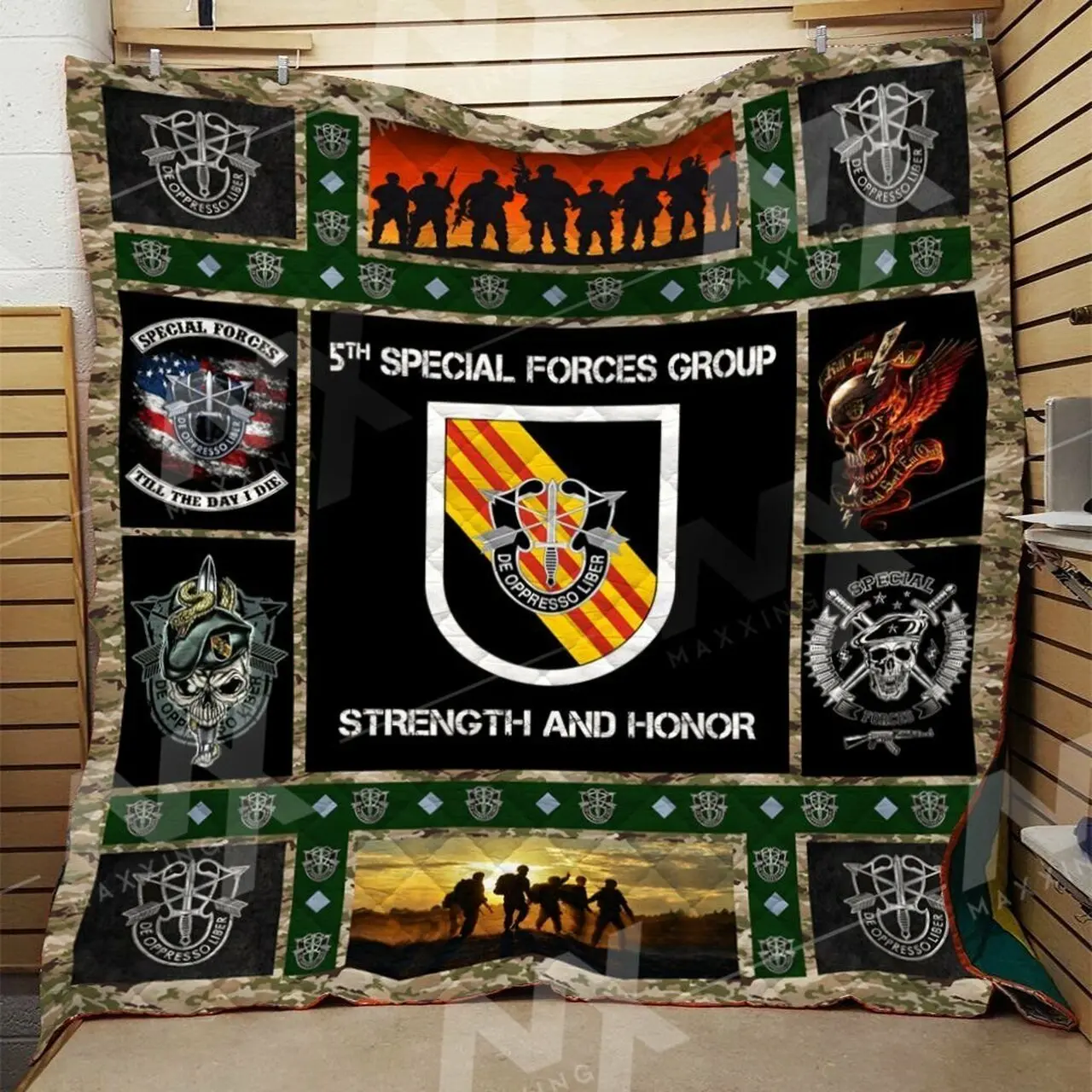 Special Force Airborne Quilt Blanket Dhc0910377Vt and Home Decor
