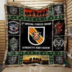 Special Force Airborne Quilt Blanket Dhc0910377Vt and Home Decor