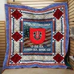 Special Force Airborne Quilt Blanket Dhc0910470Vt and Home Decor