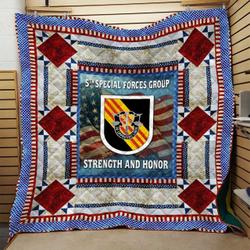 Special Force Airborne Quilt Blanket DHC0910471VT and Home Decor