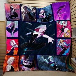 Spider Gwen Quilt Blanket and Home Decor