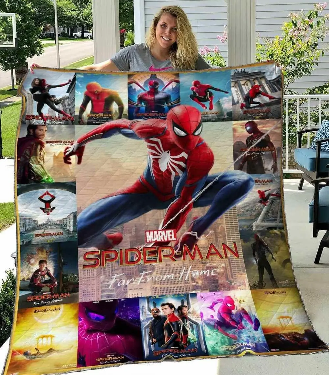 Spider Man 1 Blanket Th1607 Quilt and Home Decor