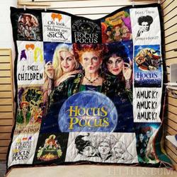 Spirit Halloween Hocus Pocus 1993 Film Quilt Blanket  Quilt and Home Decor