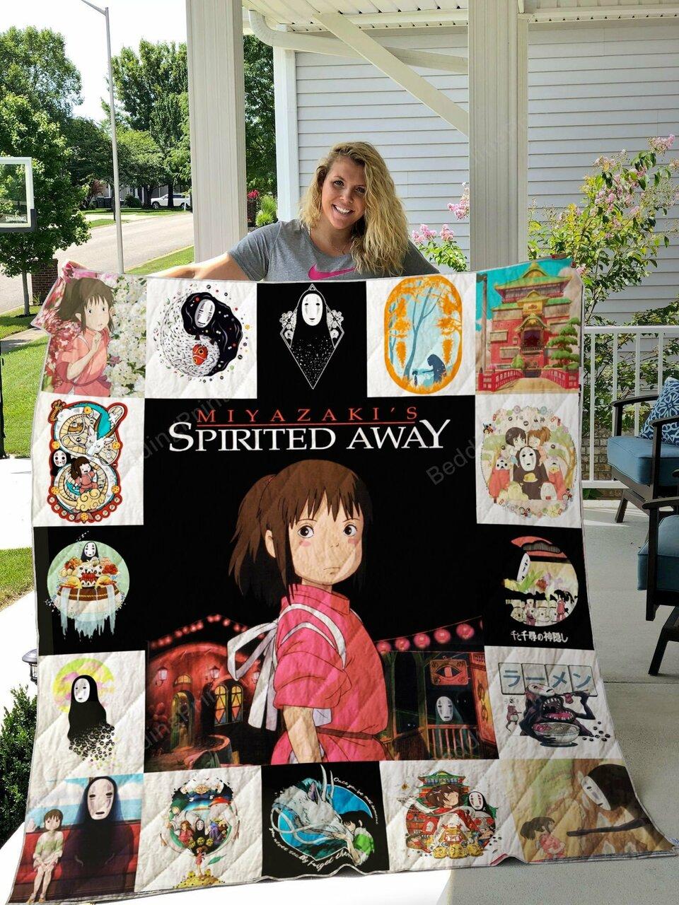 Spirited Away Quilt Blanket For Fans Ver 17 and Home Decor