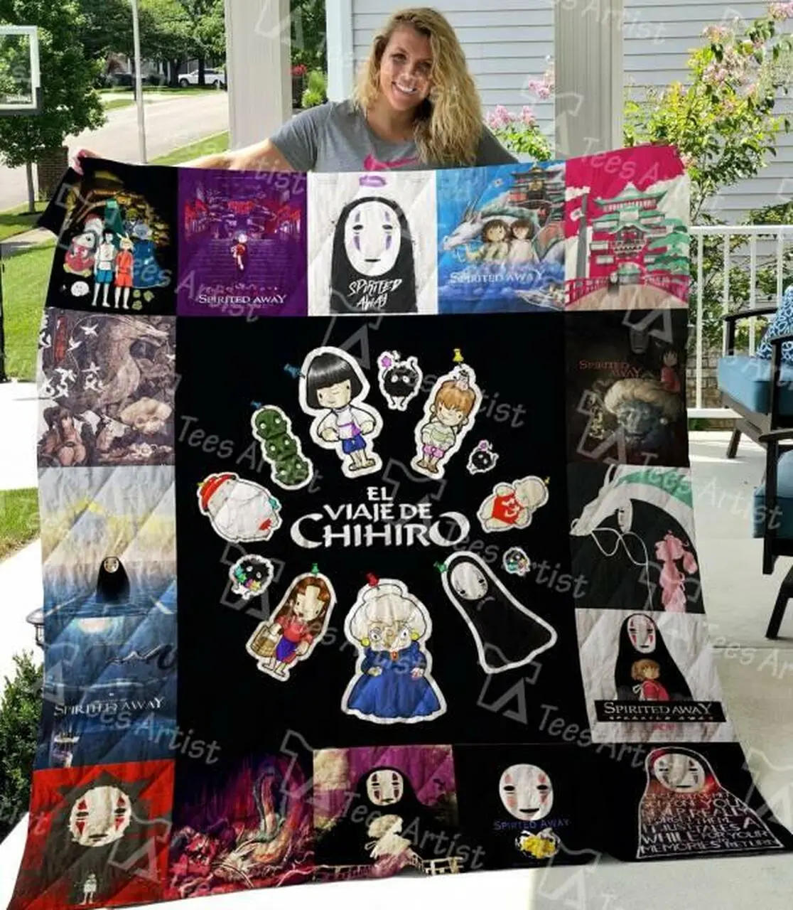 Spirited Away Quilt Blanket M120616 Quilt and Home Decor