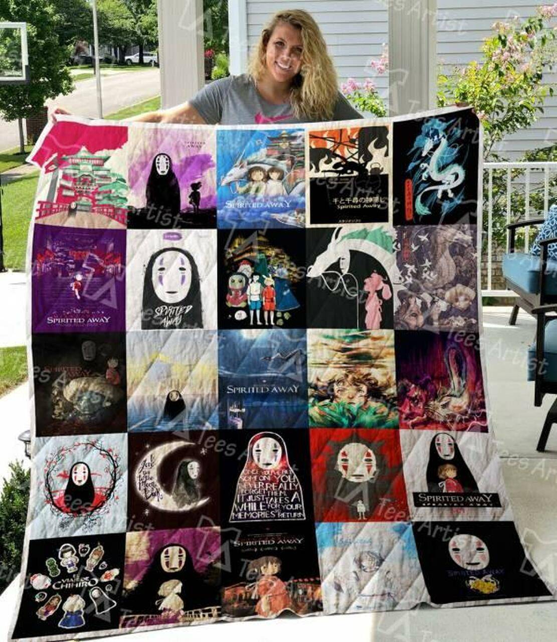 Spirited Away Quilt Blanket M120617 Quilt and Home Decor