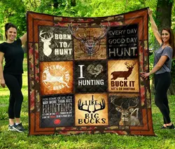 Spread Stores Deer Hunting Quilt Blanket Dhc0102433Td and Home Decor