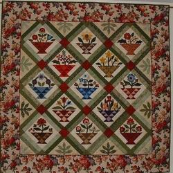 Spring Blooms Cla2110418Q Quilt Blanket and Home Decor