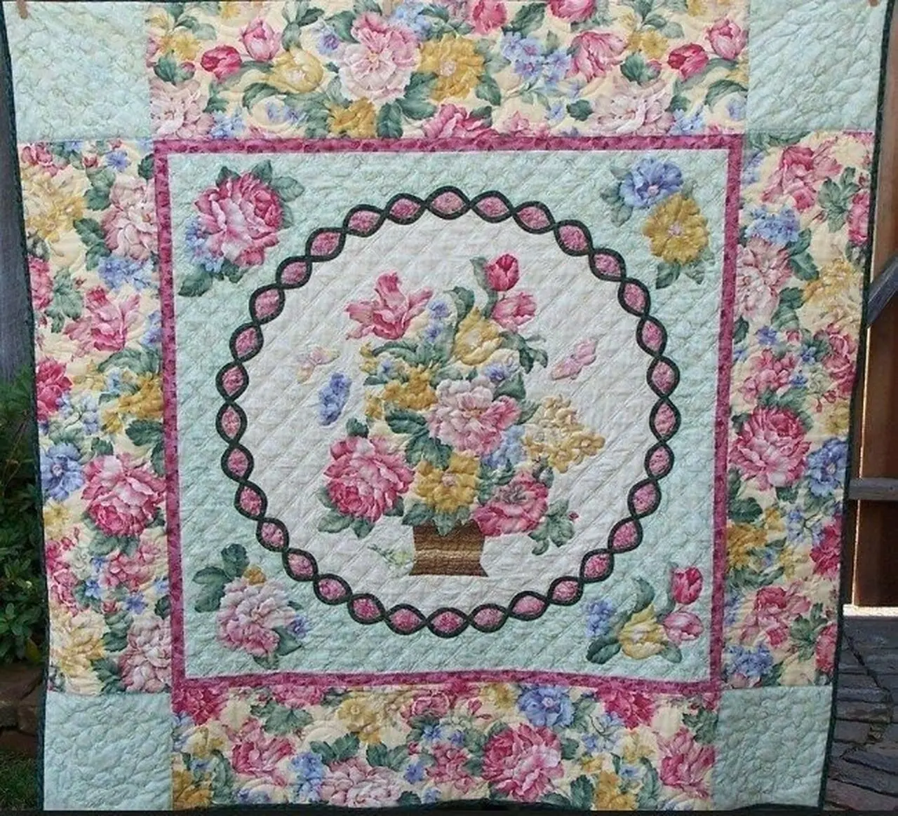 Spring Flowers Cla2210428Q Quilt Blanket and Home Decor