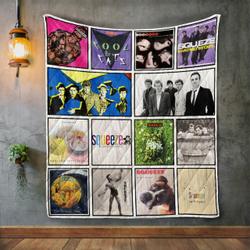 Squeeze Album Covers Quilt Blanket and Home Decor