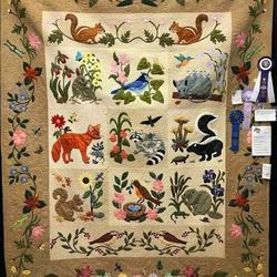 Squirrel Cla250687 Quilt Blanket and Home Decor