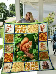 Squirrel Quilt Blanket Dhc1501794Vt and Home Decor