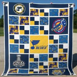 St Louis Blues Quilt Blanket B290519  Quilt and Home Decor