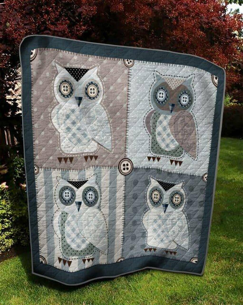 St Owl 040404 Quilt Blanket Quilt and Home Decor