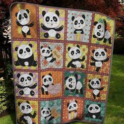 St Panda 060402 Quilt Blanket  Quilt and Home Decor